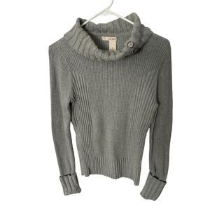 DKNY grey turtle neck sweater size Medium